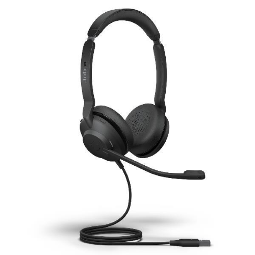 JABRA EVOLVE2 30 SE MS STEREO CUFFIE CON MICROFONO OVER EAR CABLATO USB-A ISOLAMENTO DAL RUMORE CERTIFICATO PER I TEAM MICROSOFT